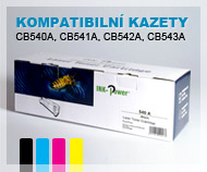 Kompatibilní (neoriginální) cartridge 540A, 541A, 542A, 543A, pro barevné laserové tiskárny HP Color LaserJet