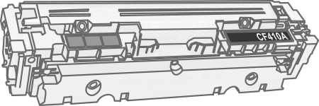 Toner HP CF410A, 410A - černý